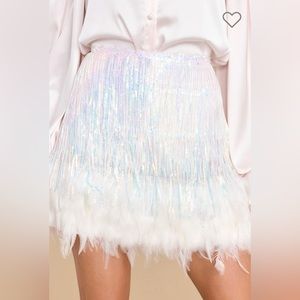 Brand new red dress skirt!